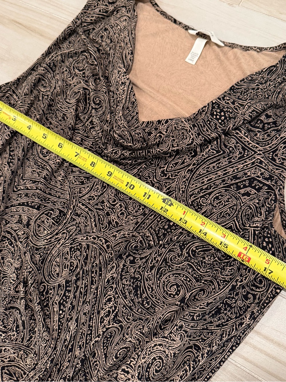 Soma Brown Paisley Sleeveless Jumpsuit - Picture 7 of 9